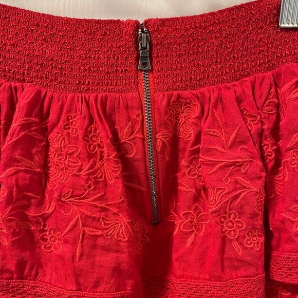 NEW Alice & Olivia mini skirt - Red * NWT - Picture 7 of 11